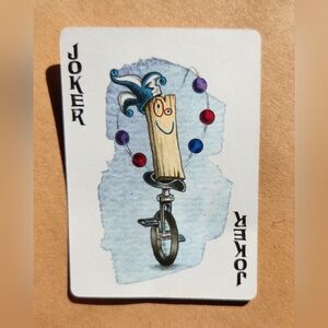 CN Ed Edd n Eddy "JOKER PLANK" EXCLUSIVE Playing Card *SIGNED*